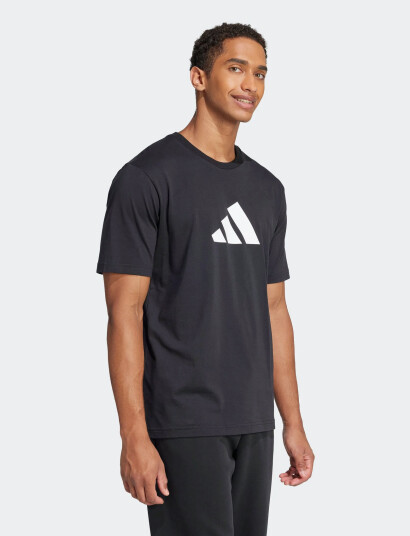 adidas Sportswear M Fi 3Bar Tee - Black - S adidas Sportswear M Fi 3Bar Tee - Black - S