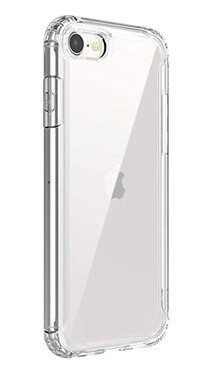 Støtsikkert iPhone 7/8/SE (2020)/SE (2022) TPU-deksel Gjennomsiktig