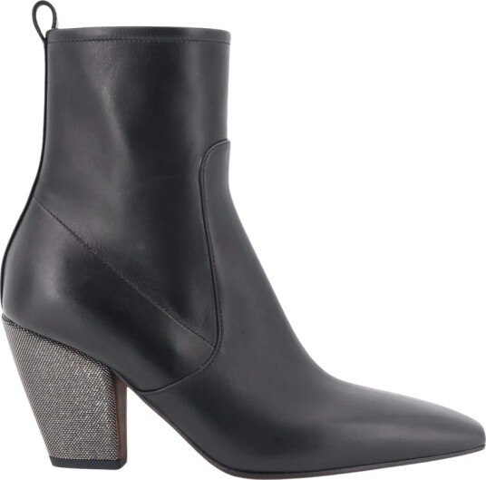 Brunello Cucinelli Dame Sko Svart 38 1/2 EU, Brunello Cucinelli Dame Sko Svart 38 1/2 EU,