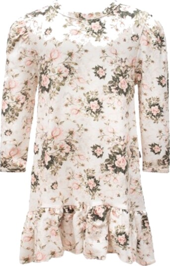 Little Wonders Kjole Nadia Dikt Roses Little Wonders 86/92 Kjole Hvit 86 92