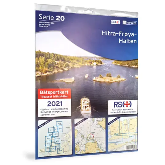 Hitra Frøya Halten Nordeca Båtsport 1:50 000 14020