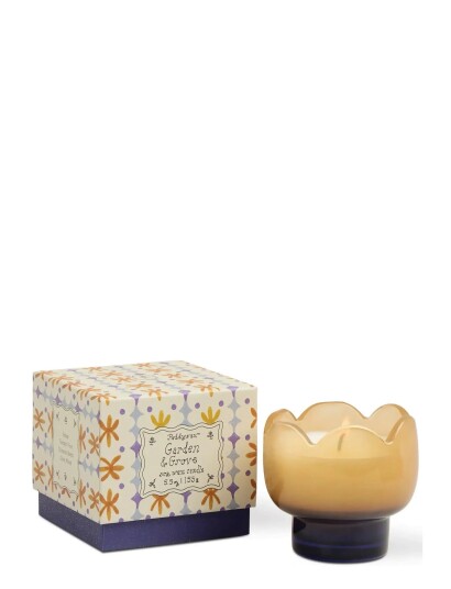Paddywax Doftljus Tulpan I Tonat Glas Orange/Blå  Garden & Grove Orange 8.5X8.5X9CM