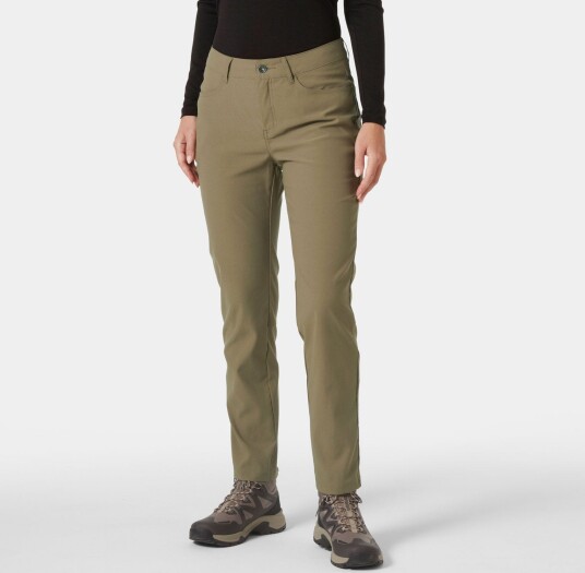 Helly Hansen Women's Holmen 5 Pocket 2.0 Bukser Dame Beige 29/32