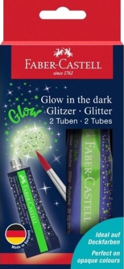 Faber Castell 125092 Glitter Plakatmaling 12 Ml 2 Stk. |