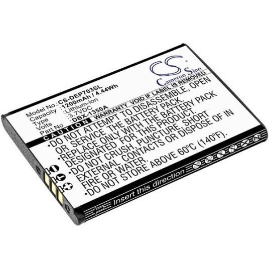 Doro 7031 batteri (1200 mAh 3.7 V, Sort)