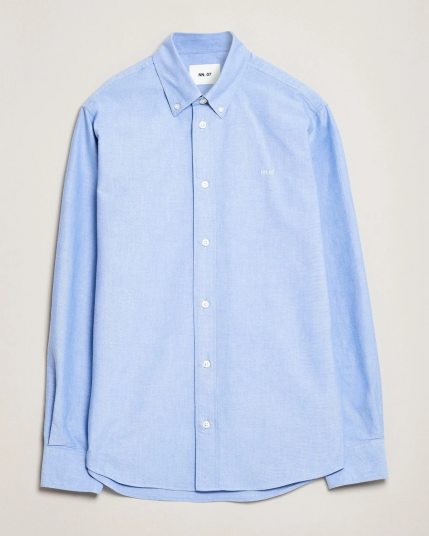 NN07 Colby Oxford Shirt Light Blue