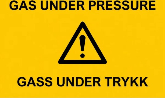 Gas under pressure PVC