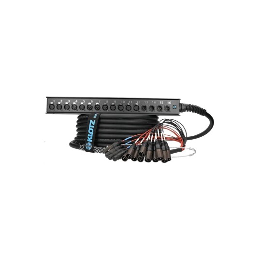 Klotz Slw124xe15 Straightlink 16 Channels 12/4 Xlr Single Ground 15m