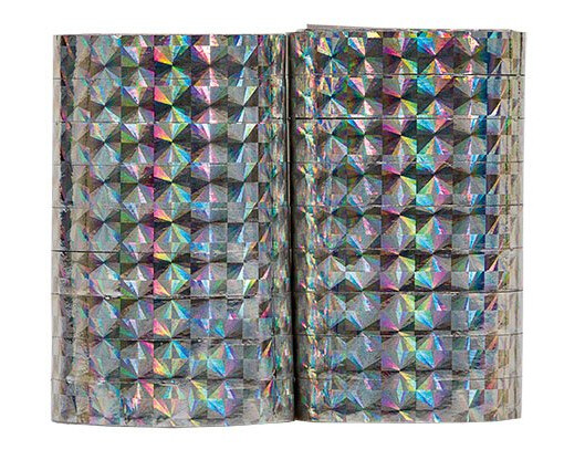 Serpentinere Holografisk Sølv 2 pk