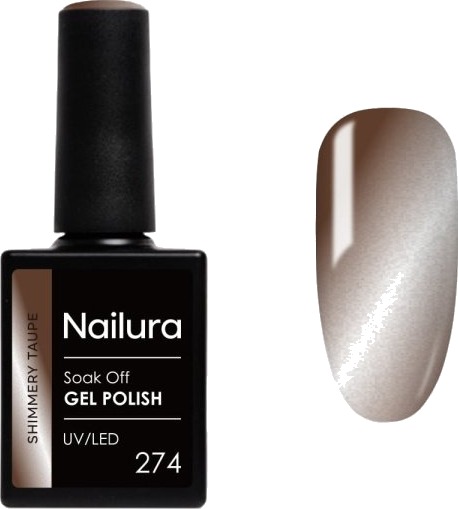 Nailura Gelpolish 274 – Shimmery Taupe – 10 ml