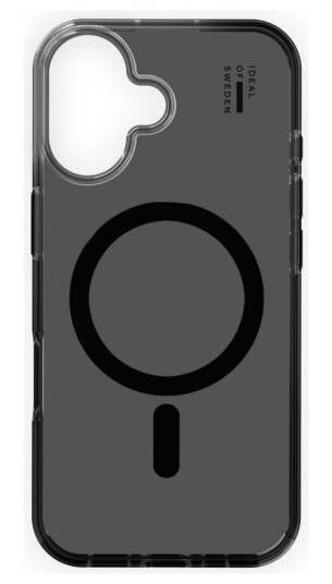 iDeal of Sweden MagSafe Clear Deksel til iPhone 16 - Tinted Black, Resirkulert Materiale