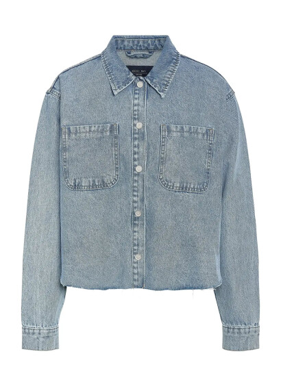 NOISY MAY Nmalva L/S Denim Sh Shcket  Az452Lb   Blue   M