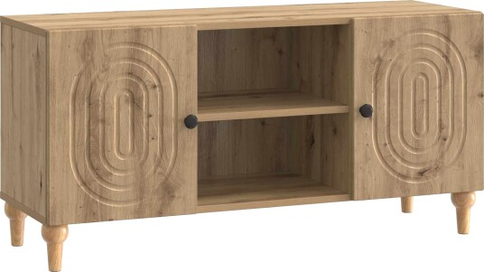  TV skap Artisan eik 102 x 34,5 x 50 cm Konstruert tre