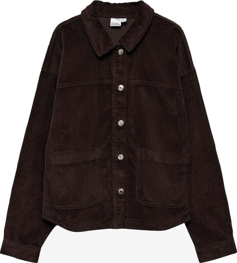 Vero Moda Curve Shacket Vmcjamie LS Corduroy Shacket Brun