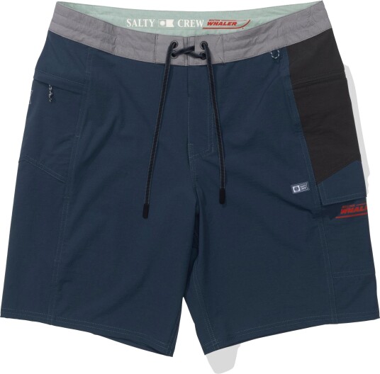 Salty Crew Men"s Whaler Flagship Boatshort Dark Navy 31