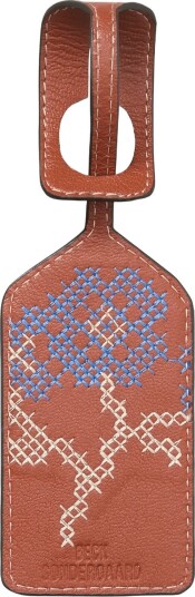 Becksöndergaard Flotile Embroidered Bag Tag Red 6X 26.5CM Becksöndergaard Flotile Embroidered Bag Tag Red 6X 26.5CM