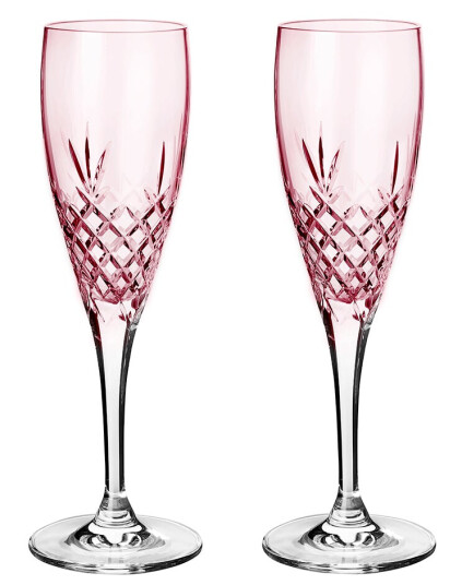 Champagneglass   Frederik Bagger   Crispy Celebration Topaz Rosa   2 stk.
