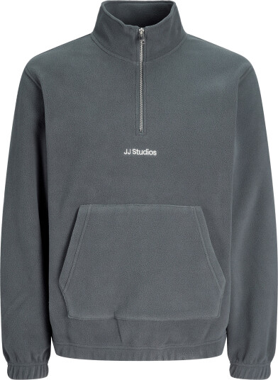 Jack & Jones Jjesoho Half Zip Fleece Sn Grey S