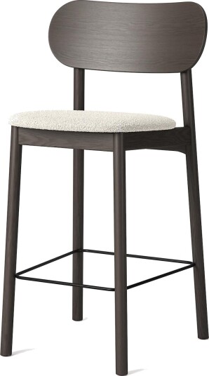 Decotique Elephant Barstol Mørk Eik/Hvit Bouclé