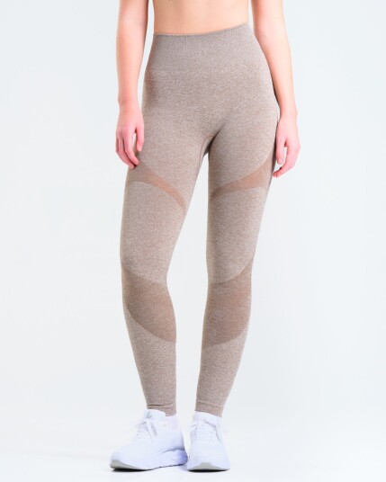 LEVITY Solar Seamless Tights Mole Brown Marl S