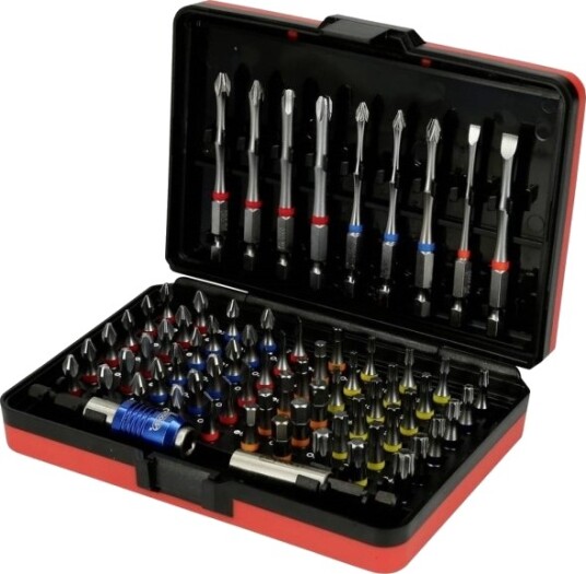 Ks Tools Werkzeug-Maschinen Gmbh 1/4" Torsionpower Bitboks, 71 Deler (918.3070)