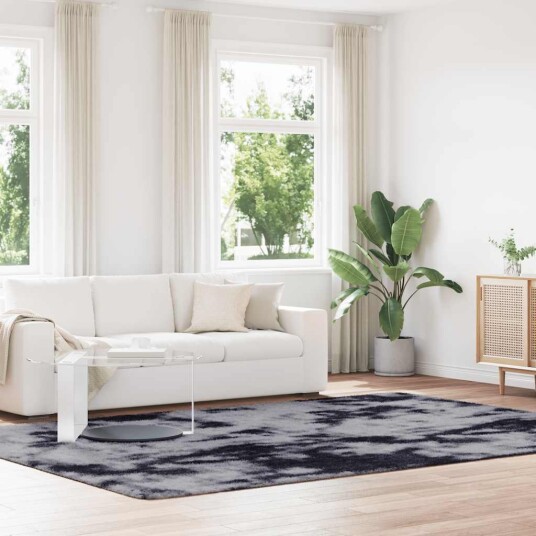  Flossteppe med lang luv NAVARRA mørkegrå 240x340 cm polyester 8721158558428