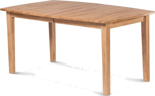 Visby Uttrekkbart Spisebord 160-120 cm Oval for 6 personer i heltre - Brun/Natur Visby Uttrekkbart Spisebord 160-120 cm Oval for 6 personer i heltre - Brun/Natur