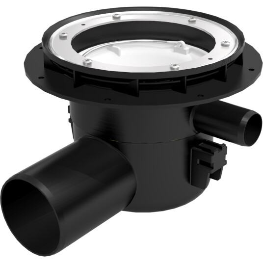 JOTI AU-SLUK Ø75 MM M/SIDEUTLØP I PP