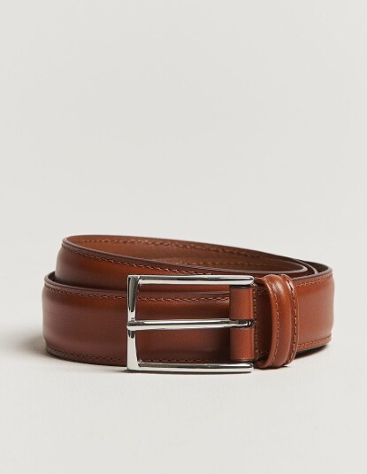 Anderson's Leather Suit Belt 3 cm Light Brown Anderson's Leather Suit Belt 3 cm Light Brown