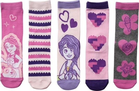 Lego Wear Lwayo 602 5 Pack Socks. PINK 31 33 Lego Wear Lwayo 602 5 Pack Socks. PINK 31 33