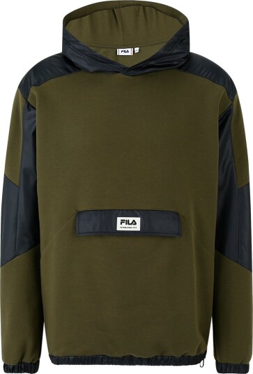 Fila Hettegenser Touba Olive Natt Black Fila XS Xtra Small Hettegenser Grønn Svart