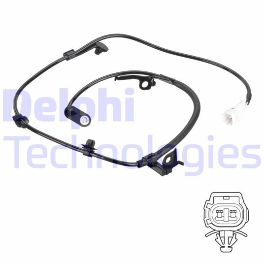 Sensor, ABS DELPHI SS20807