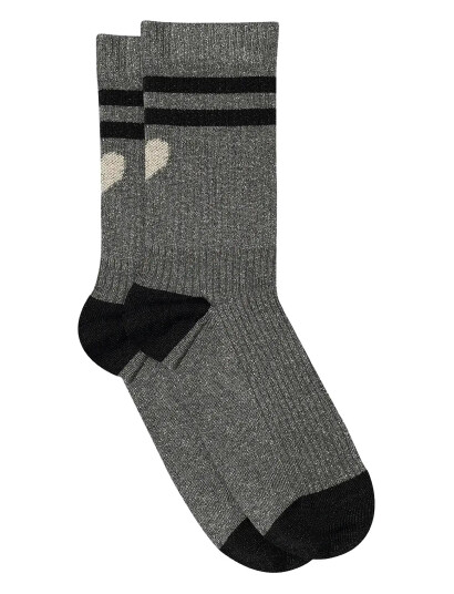 mp Denmark Elga Glitter Socks Grey 40/42 mp Denmark Elga Glitter Socks Grey 40/42
