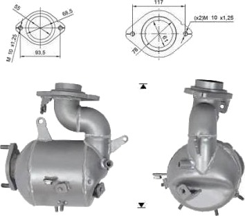 Partikkelfilter VEGAZ TK-330 Partikkelfilter VEGAZ TK-330