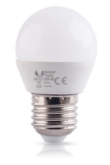 LED-Pære E27 G45 6W 4500K 480lm