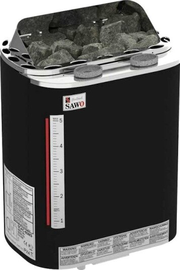 Elektrisk Badstuovn SAWO Combi Scandia NS Fiberbelagd med Ånggenerator 3P-1P