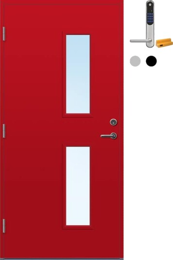 Ytterdør Bygg1 Stange med Yale Doorman Classic Home