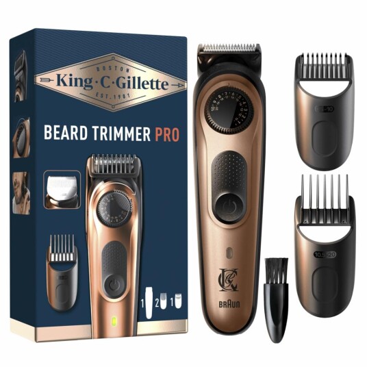 Gillette elektrisk skjeggtrimmer King C. PRO skjeggtrimmer Gillette elektrisk skjeggtrimmer King C. PRO skjeggtrimmer
