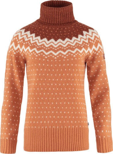 Fjellreven Women's Övik Knit Roller Neck XL , Desert Brown-Autumn Leaf