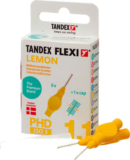 Tandex Flexi Gap børster ISO 3 LEMON Tandex Flexi Gap børster ISO 3 LEMON