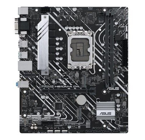 ASUS H610M-A Micro-ATX Hovedkort med LGA 1700 Sokkel og DDR4 Støtte ASUS H610M-A Micro-ATX Hovedkort med LGA 1700 Sokkel og DDR4 Støtte