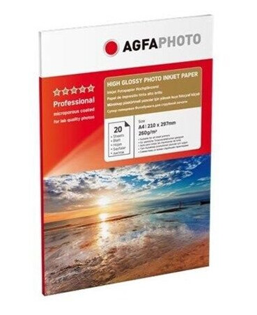 Agfa Photo - photo paper - 20 sheet(s) - A4 - 260 g/m²