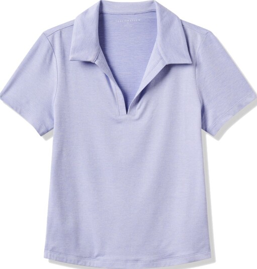 Travis Mathew Skyloft Light Ss Polo Golf pologenser dame Heather Soft Blue Medium