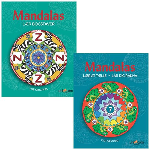 Mandalas Twin Pack Learn Letters & Learn Numbers 104938