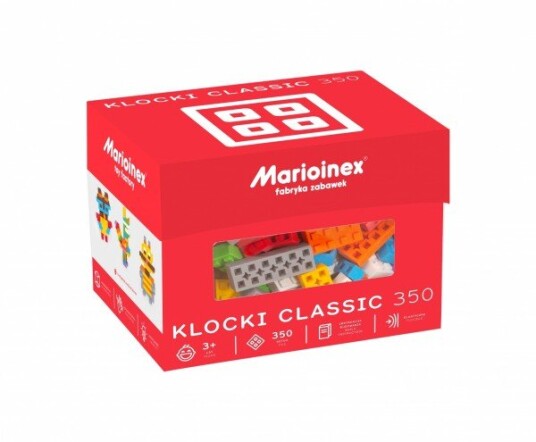 Marioinex Klocki Classic 350 Stk Marioinex Klocki Classic 350 Stk