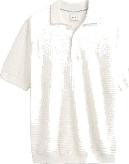 Gant Cotton Texture Polo White XXL
