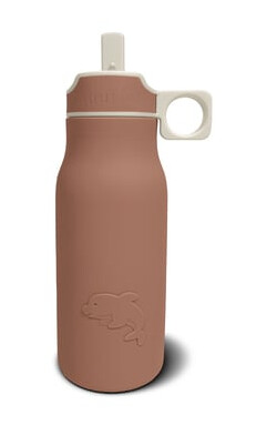 Nuuroo Lau drikkeflaske i silikon 400 ml Chocolate Malt