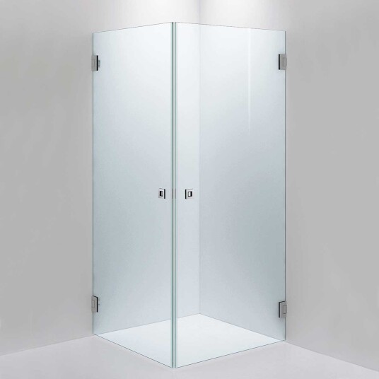 INR Iconic Nordic Rooms Dusjhjørne ARC 12 Original Måltilpasset Brushed Stainless / Bronse Glass