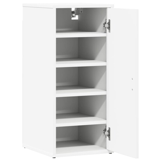 vidaXL Skoskap hvit 32x35x70 cm sponplate