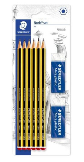 Staedtler Pencil Noris + eraser bc 100% PEFC